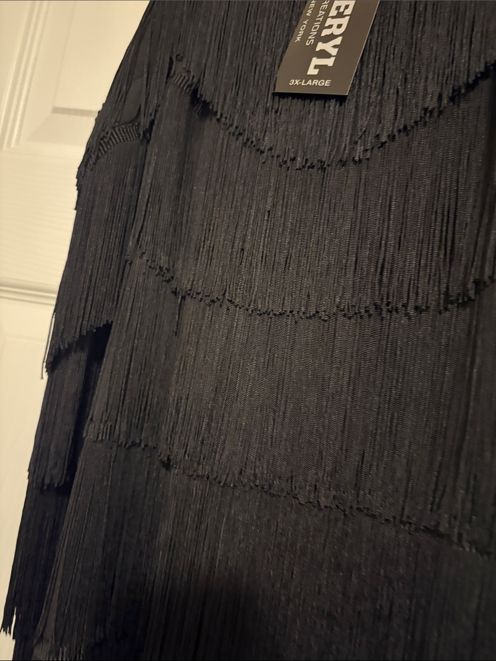 NWT Cheryl creations 3X fits like XL/2X fringe dress 1959 - Picture 3 of 7